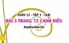 Bài 3 trang 72 Toán 12 tập 1 Cánh Diều